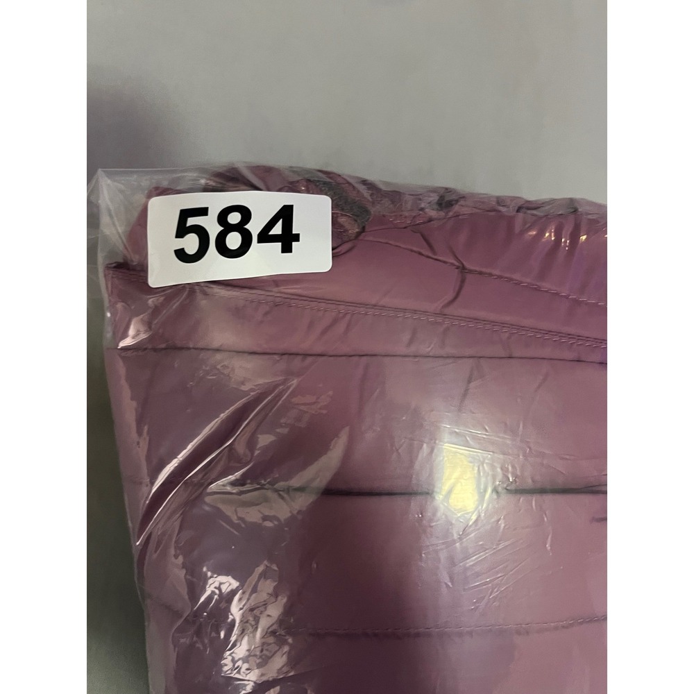 CREAM Lightweight Down Puffer Jacket CroppedMauve Purple Size 44 YKK Zip - Picture 8 of 8